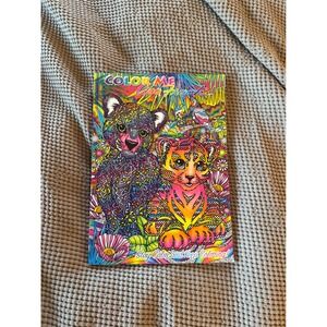 Lisa Frank Color Me Coloring Book Animals Tiger Panda Kids Adult Uncolored